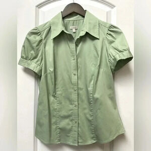 Talbots Petite Short Sleeve Button Down